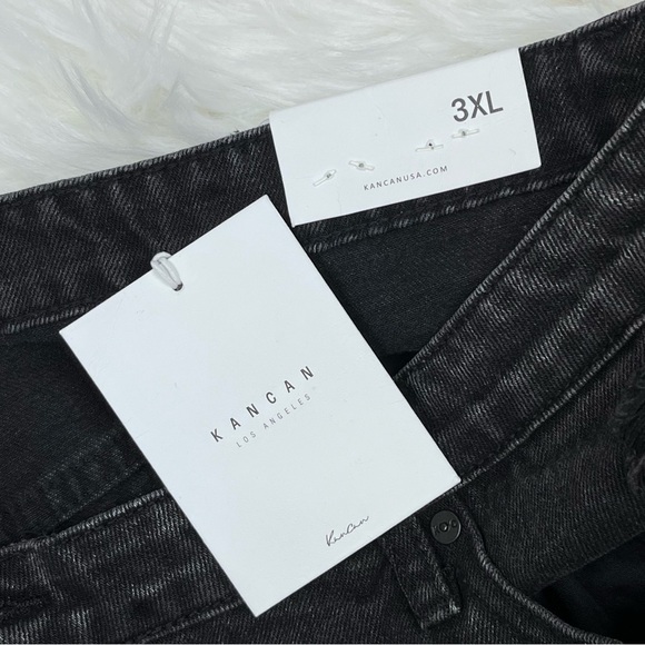 KanCan Black Jean Shorts for Women - Picture 8 of 10